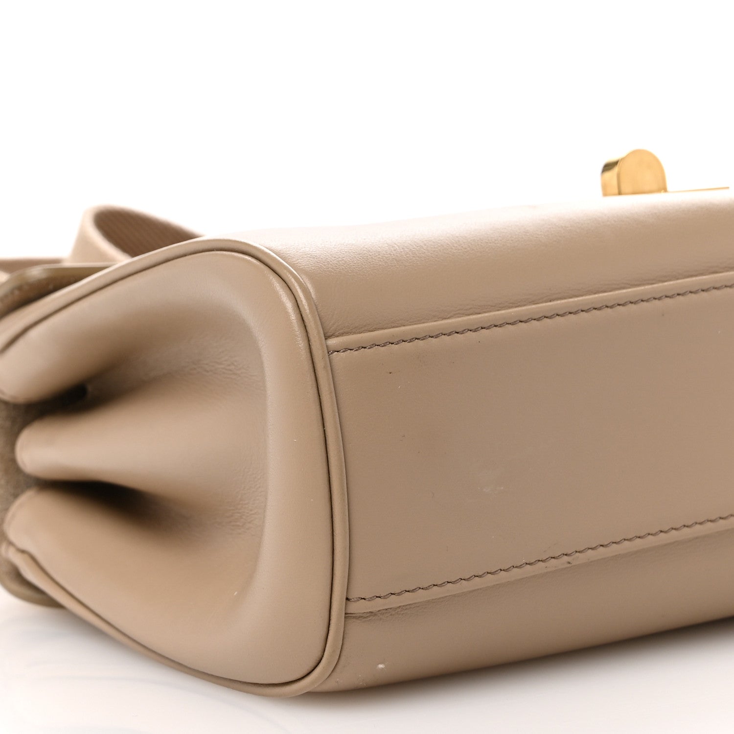 Celine Smooth Calfskin Teen Soft 16 Shoulder Bag Safari 9 of 12