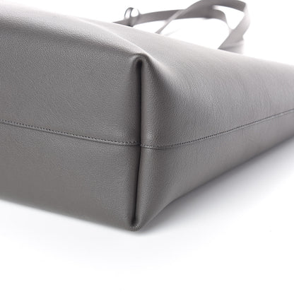 Saint Laurent Calfskin Large Shopping Tote Dark Grey 10 of 10