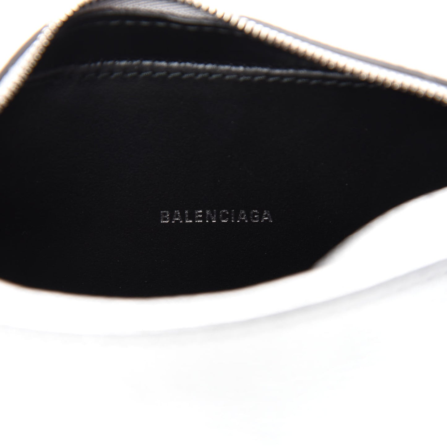 Metallic Goatskin Logo XS Everyday Camera Bag Argent Black