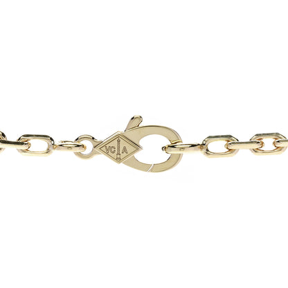 Van Cleef & Arpels 18K Yellow Gold Black Onyx 10 Motifs Vintage Alhambra Necklace 4 of 7