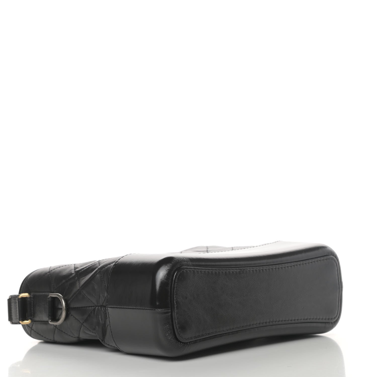 Chanel Aged Calfskin Quilted Medium Gabrielle Hobo Black 4 of 12