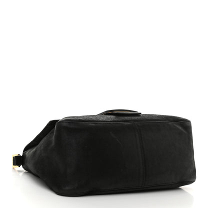Fendi Vitello Savana Big Mama Baguette Black Tartaruga Natural 4 of 15