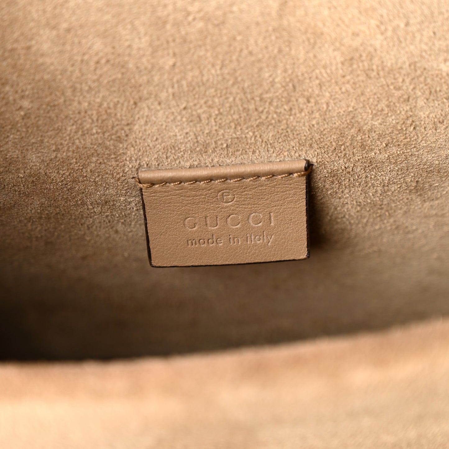 GG Supreme Monogram Mini Dionysus Shoulder Bag Taupe