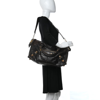 Balenciaga Chevre Giant 21 Gold Hardware Part Time Dark Brown 2 of 15