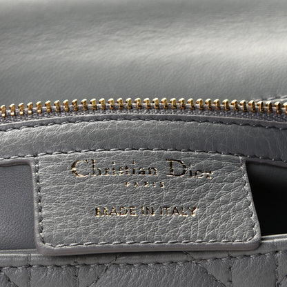 Christian Dior Lambskin Cannage Medium Caro Bag Grey 5 of 11