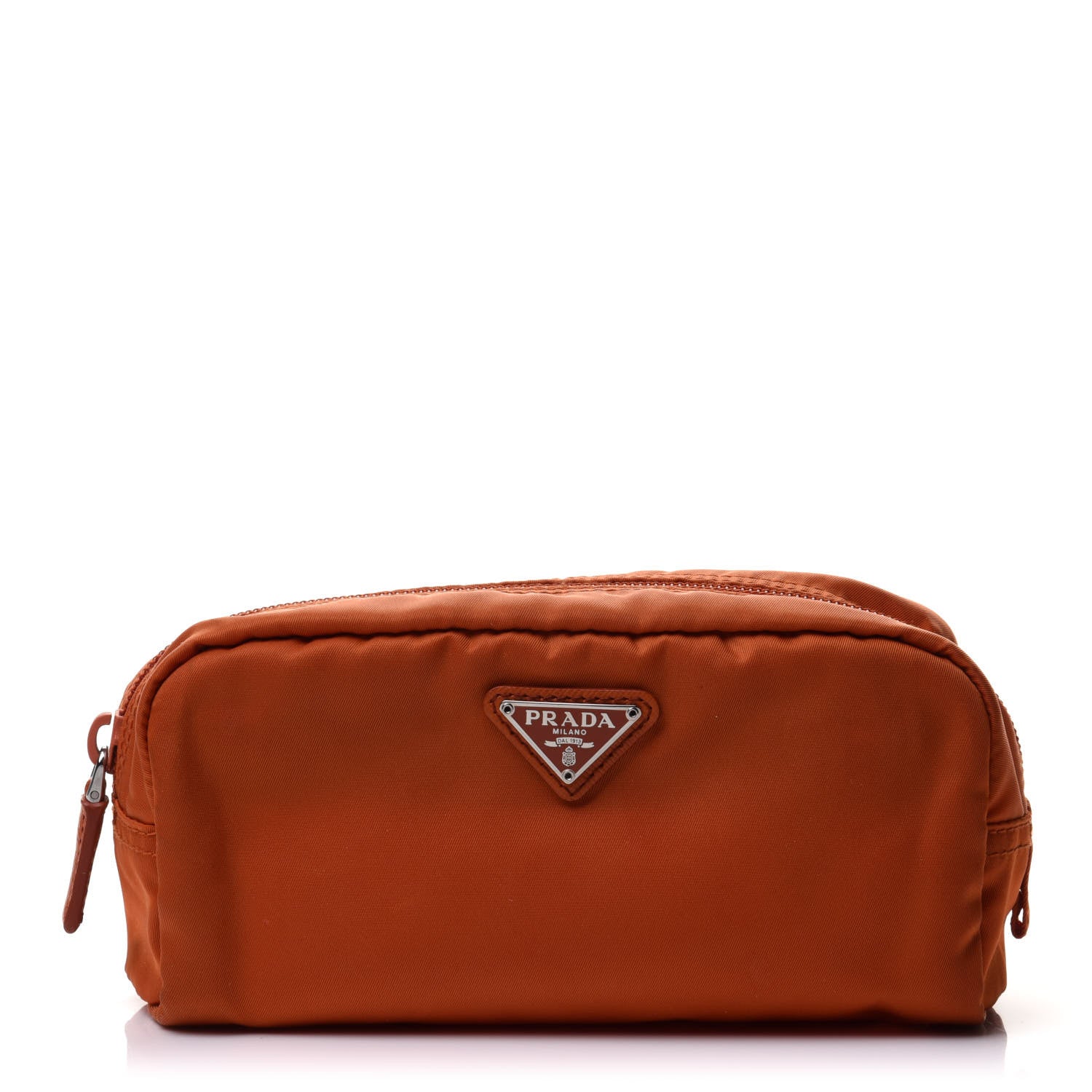 Prada Tessuto Nylon Pouch Papaya 1 of 12