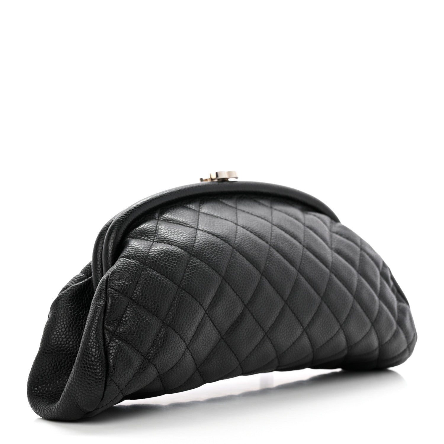 Chanel Caviar Quilted Timeless Clutch Black 3 of 7