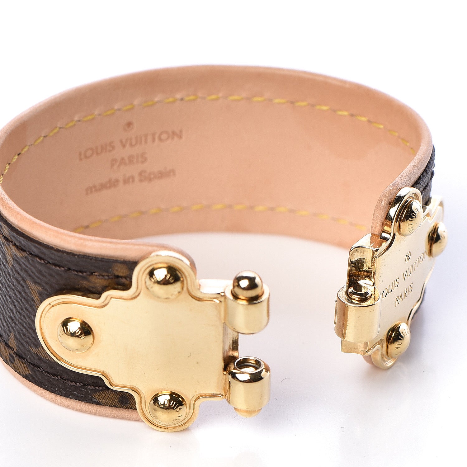 Louis Vuitton Monogram Save It Bracelet 17 6 of 8