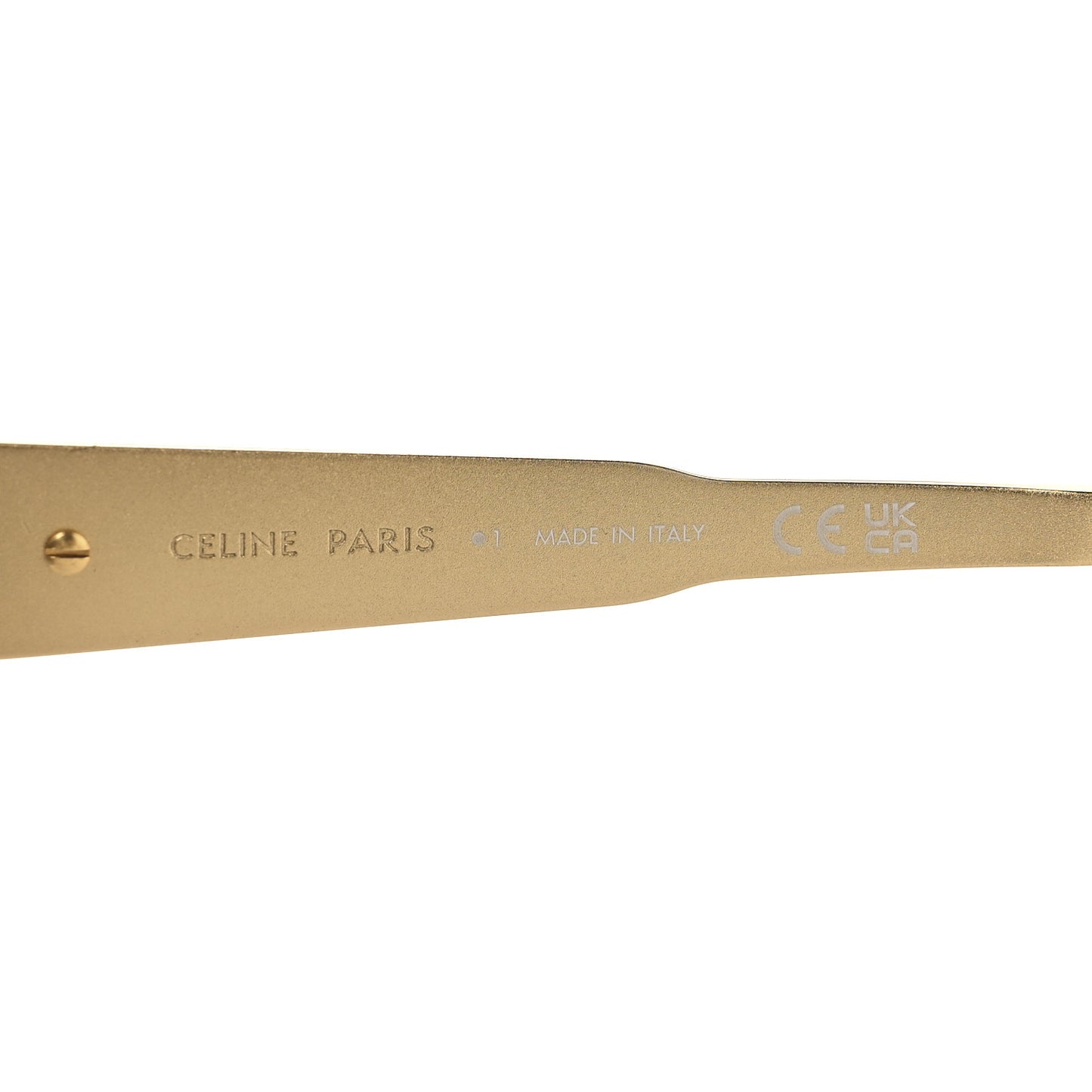Metal Triomphe 01 Sunglasses CL40235U Gold Green