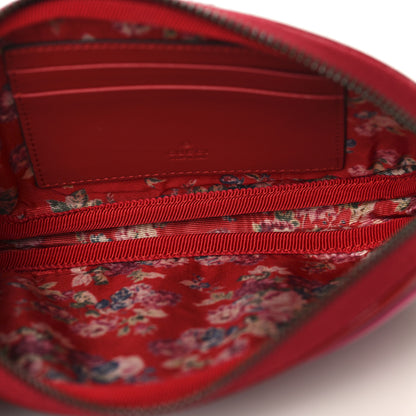 Gucci Patent Rubber Game Patch Logo Belt Bag 95 38 Hibiscus Red 5 of 11