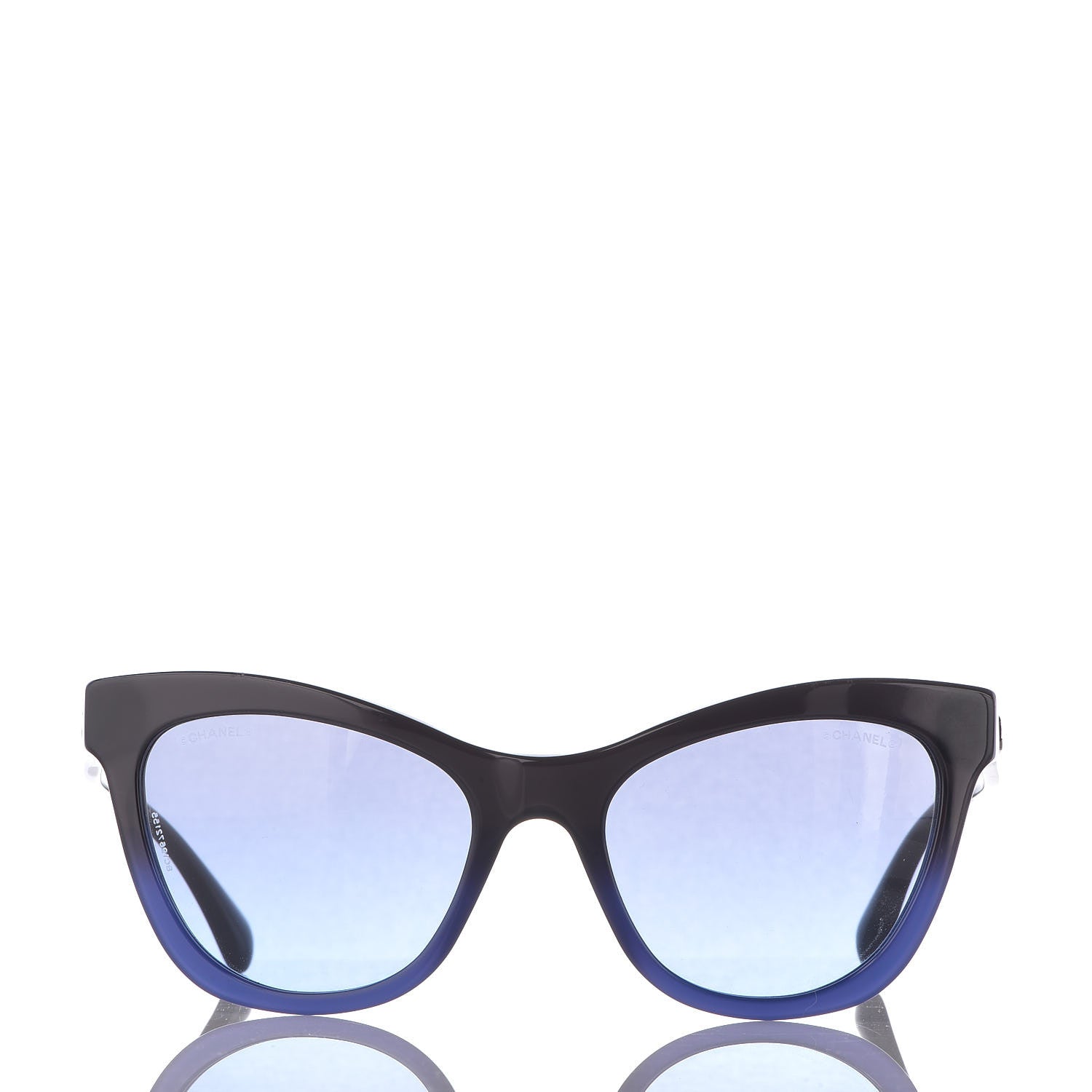Chanel Acetate CC Cat Eye Summer Sunglasses 5350 Black 2 of 7