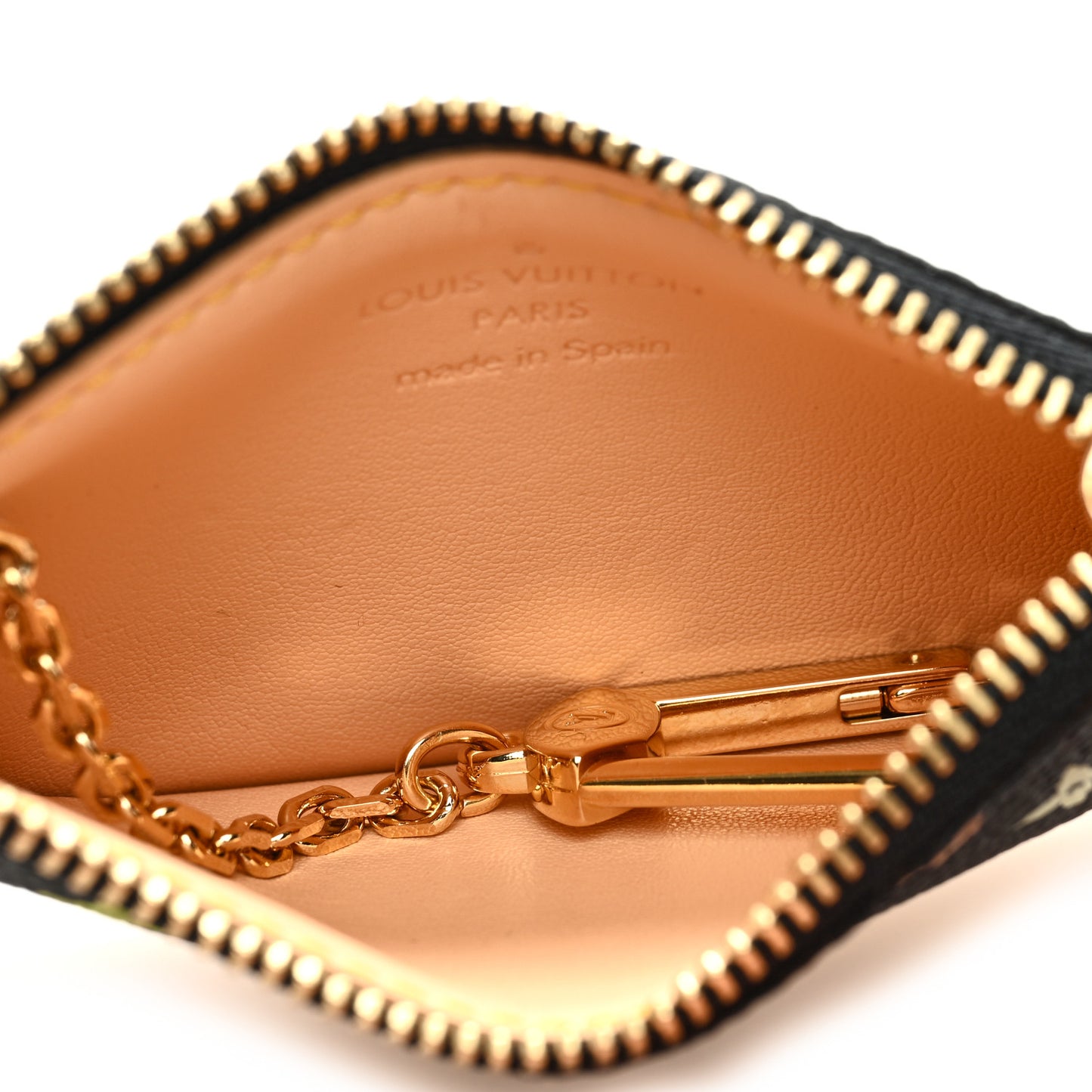 Monogram Multicolor Key Pouch Black