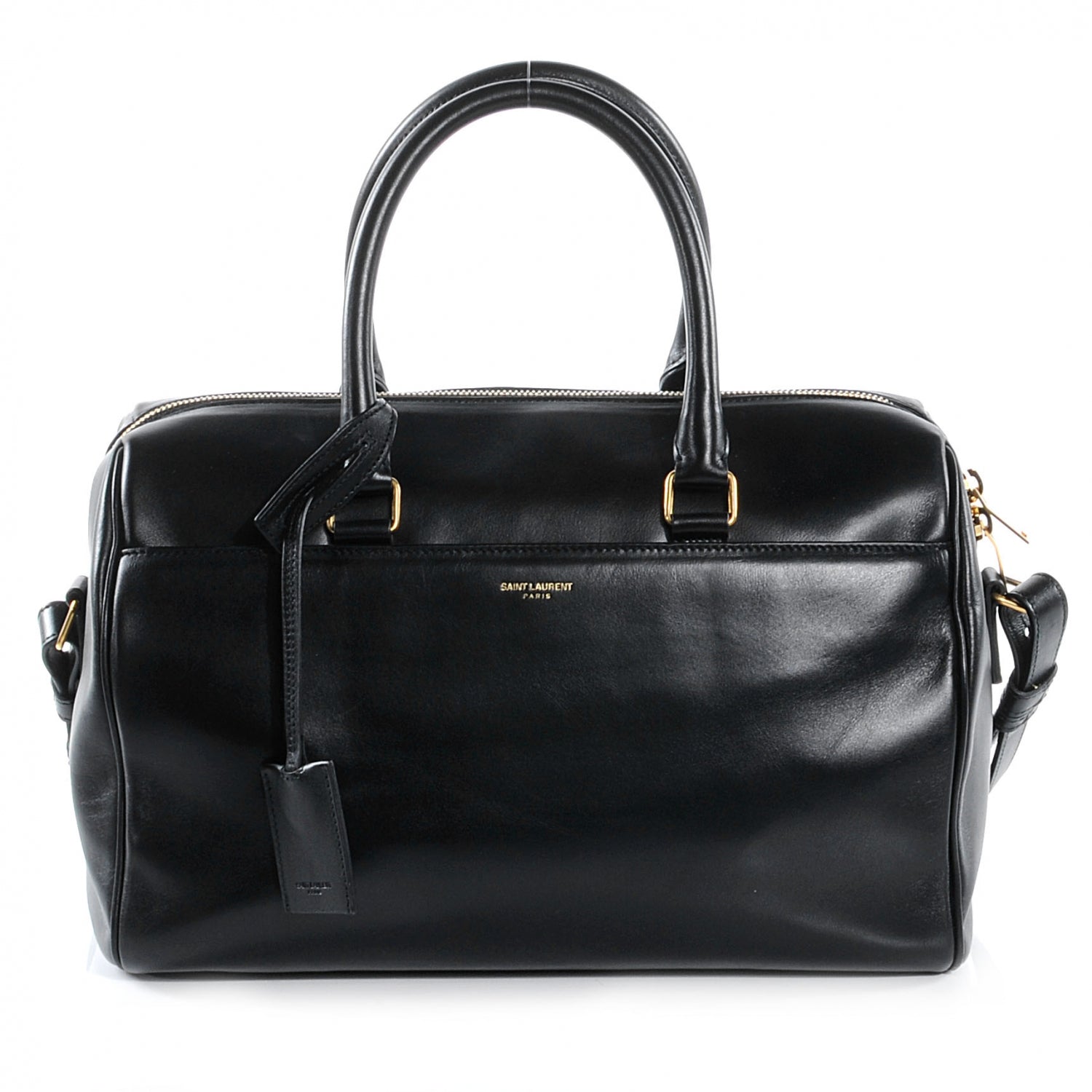 Saint Laurent Leather Classic Duffle 6 Bag Black 1 of 10