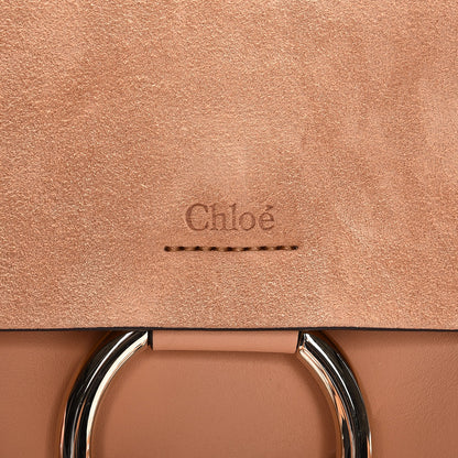 Chloe Suede Calfskin Small Faye Shoulder Bag Blushy Pink 8 of 9