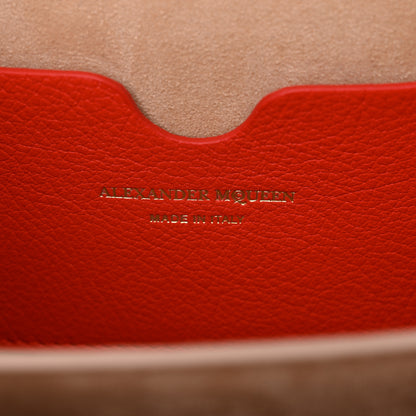 Alexander McQueen Fine Grain Goatskin Box Shoulder Bag 19 Red 6 of 10