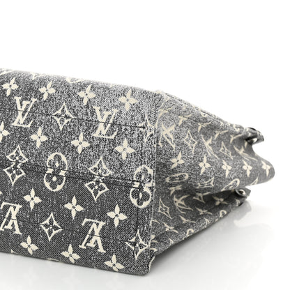 Louis Vuitton Monogram Jacquard Denim Onthego MM Black 9 of 9