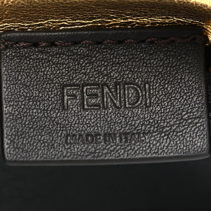Fendi Vitello Grace Matte Nano Fendigraphy Hobo Charm Black 6 of 10