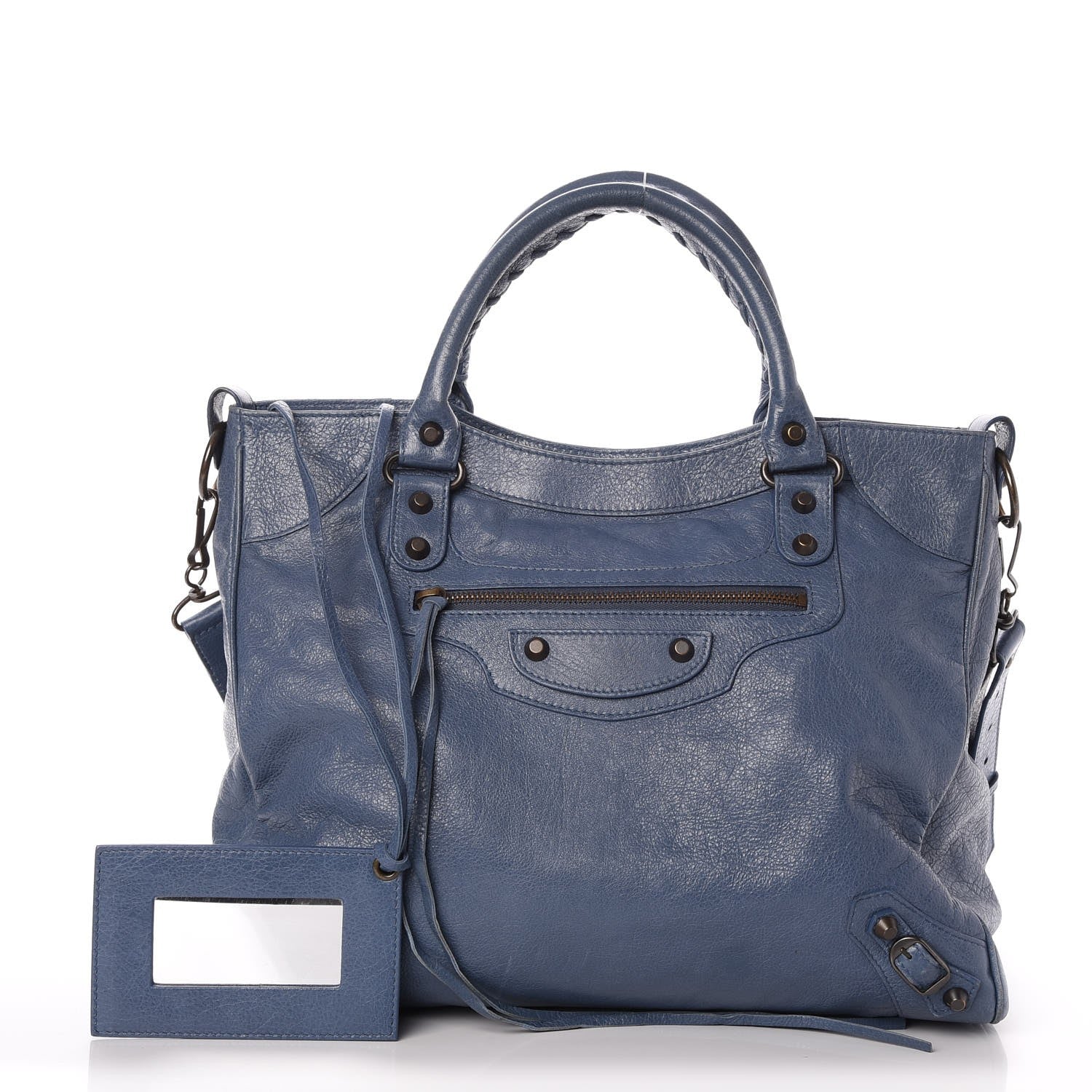 Balenciaga Agneau Classic Hardware Velo Bleu Persan 1 of 8