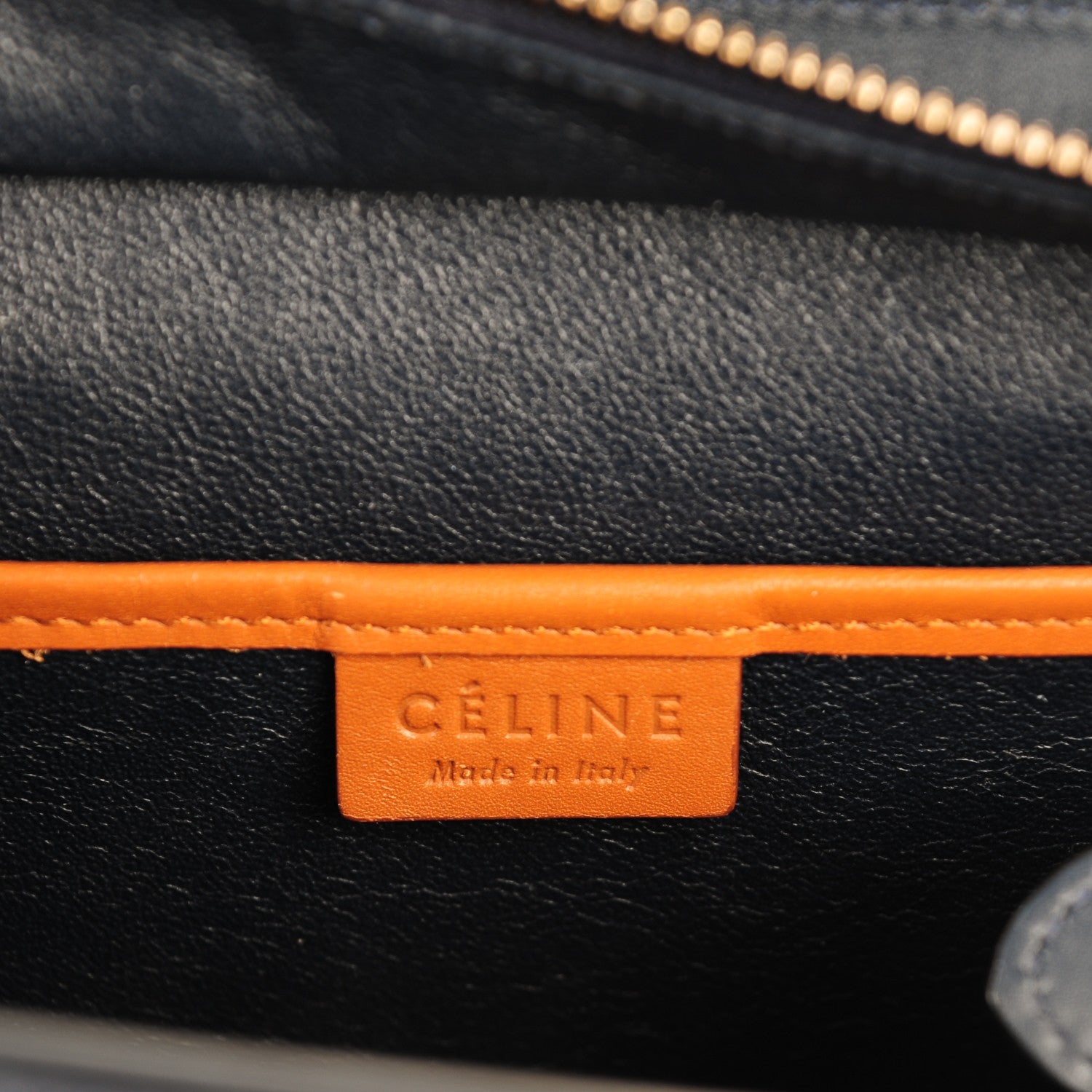 Celine Satin Drummed Calfskin Nano Tri-Color Luggage Seashell 8 of 8