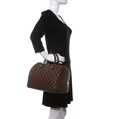 Louis Vuitton Damier Ebene Speedy 30 2 of 11