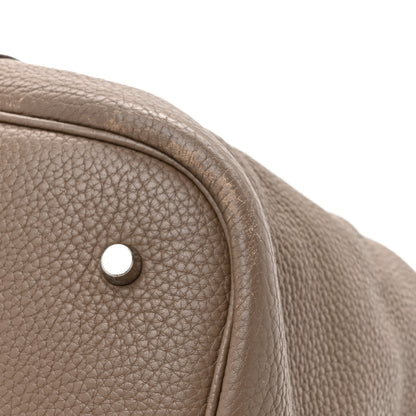 Hermes Taurillon Clemence Picotin Lock TGM Etoupe 11 of 13