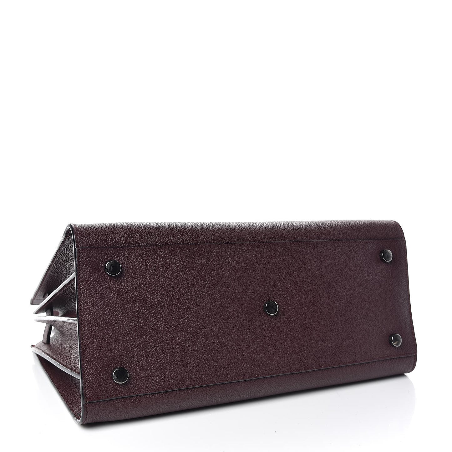 Grained Calfskin Small Classic Sac De Jour Amaranto