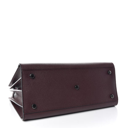 Saint Laurent Grained Calfskin Small Classic Sac De Jour Amaranto 4 of 11