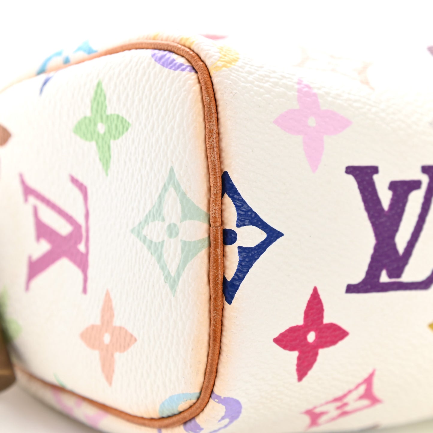 Monogram Multicolor Mini Sac HL Speedy White