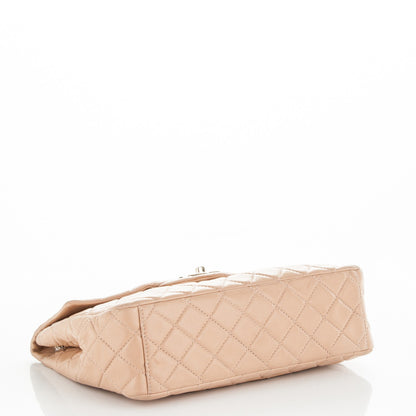 Chanel Lambskin Quilted Maxi Single Flap Beige 4 of 7