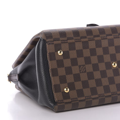 Louis Vuitton Cuir Taurillon Damier Ebene Normandy Black 7 of 10
