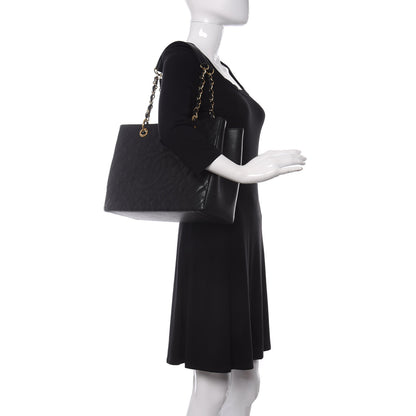 Chanel Caviar Quilted Grand Shopping Tote GST Black 2 of 10