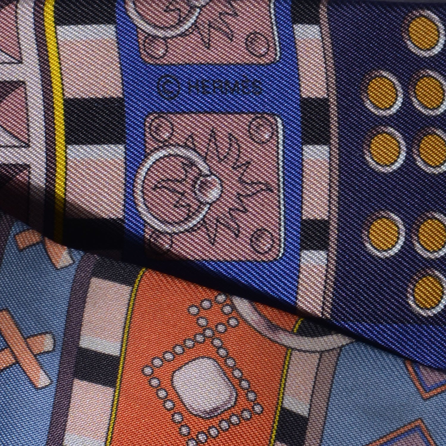 Hermes Silk Colliers De Chiens Twilly 4 of 4