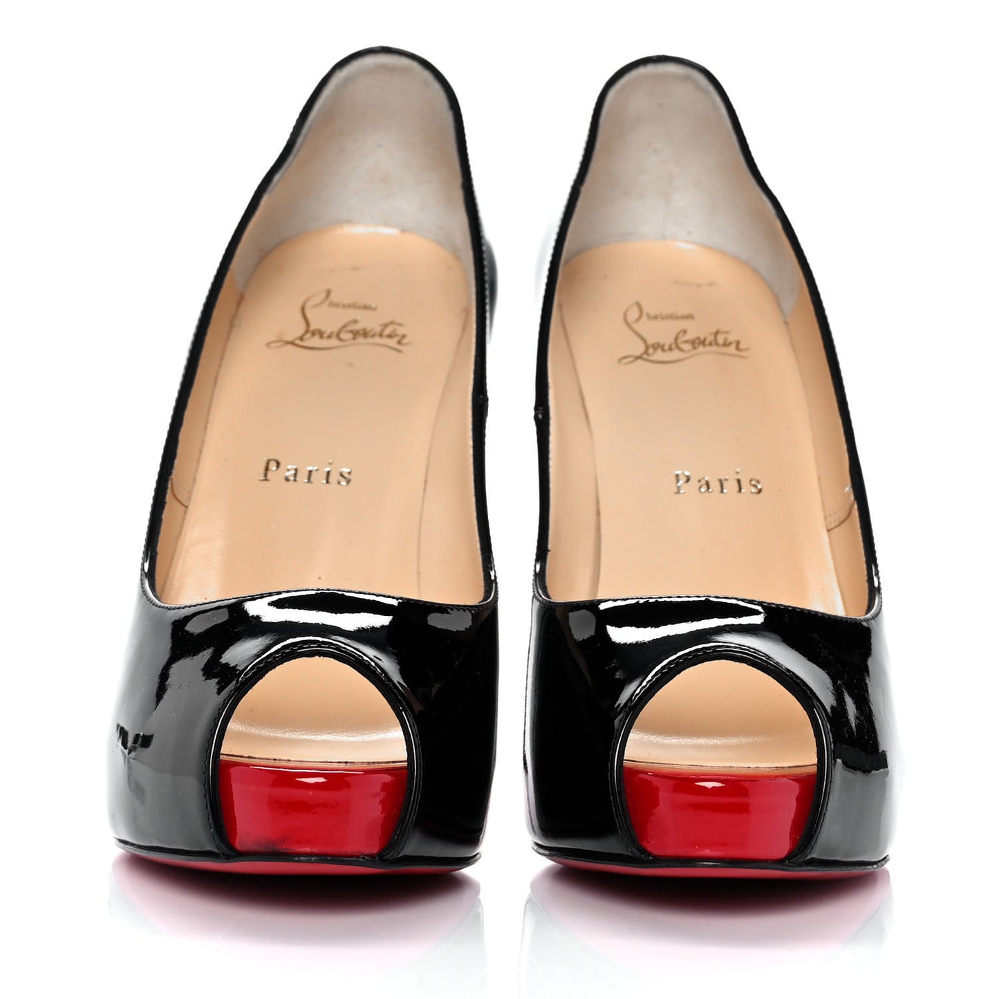 Patent New Very Prive 120 Pumps 37 Black Red