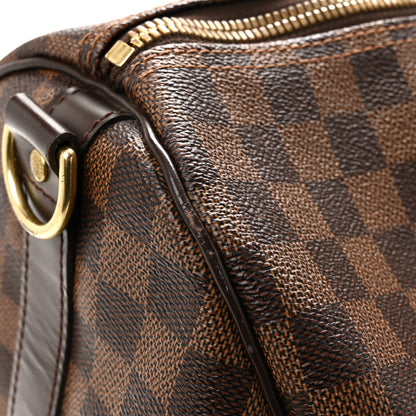 Louis Vuitton Damier Ebene Keepall Bandouliere 55 13 of 14
