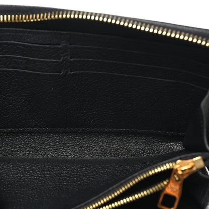 Louis Vuitton Empreinte Monogram Giant Zippy Wallet Black Beige 5 of 9