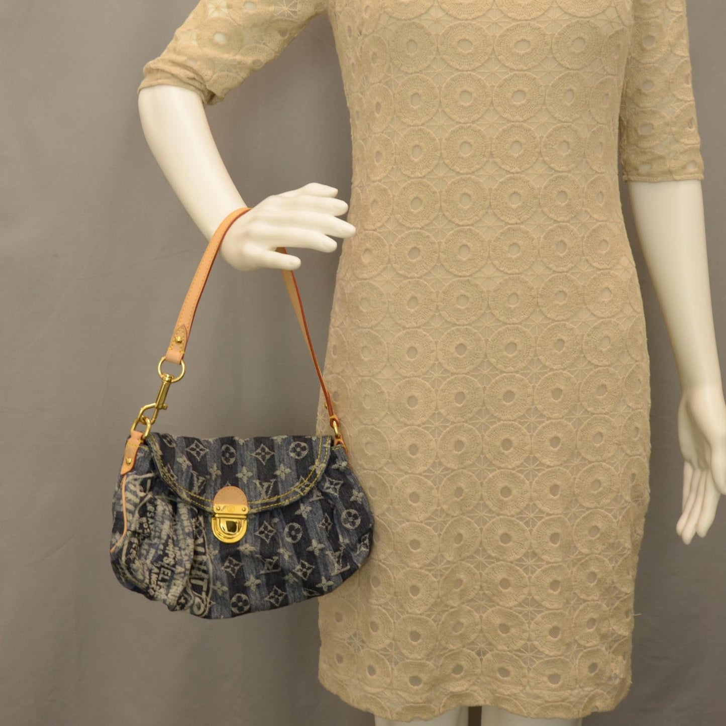 Denim Raye Mini Pleaty