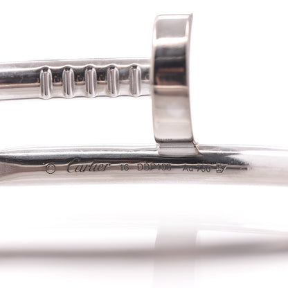 Cartier 18K White Gold Juste Un Clou Bracelet 16 4 of 5