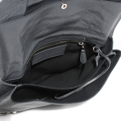 Balenciaga Agneau Giant 12 Silver Hardware Envelope Clutch Gris Tarmac 5 of 10