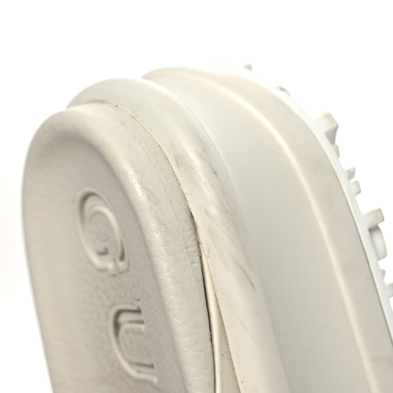 Gucci Soft Rubber Womens Interlocking G Platform 42mm Slide Sandals 40 Off White 13 of 17