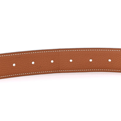 Hermes Box Togo 32mm H Belt 90 36 Black Gold 4 of 5