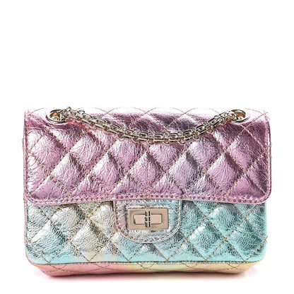 Chanel Metallic Goatskin Quilted Mini 2.55 Reissue Flap Multicolor 1 of 9