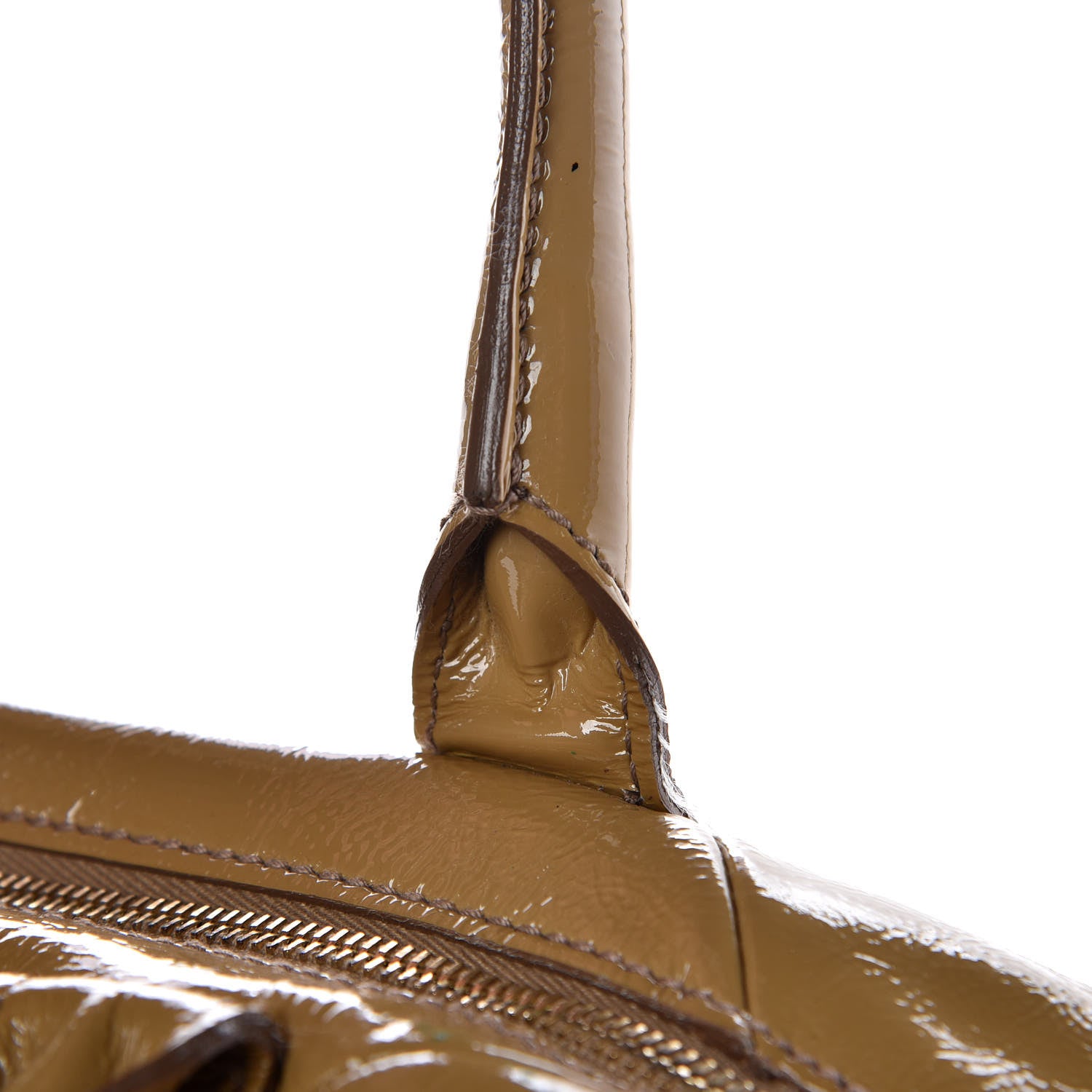 Saint Laurent Patent Medium Easy Y Bag Camel 9 of 15