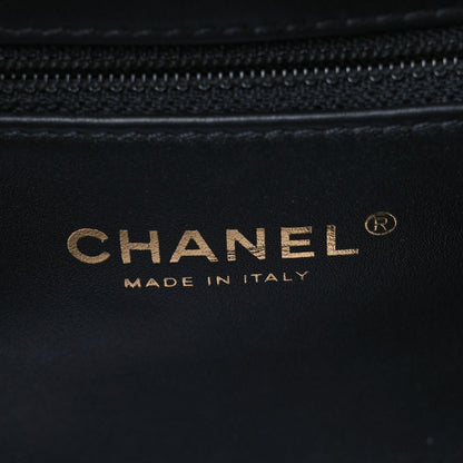 Chanel Shearling Medium Deauville Tote Black 5 of 8