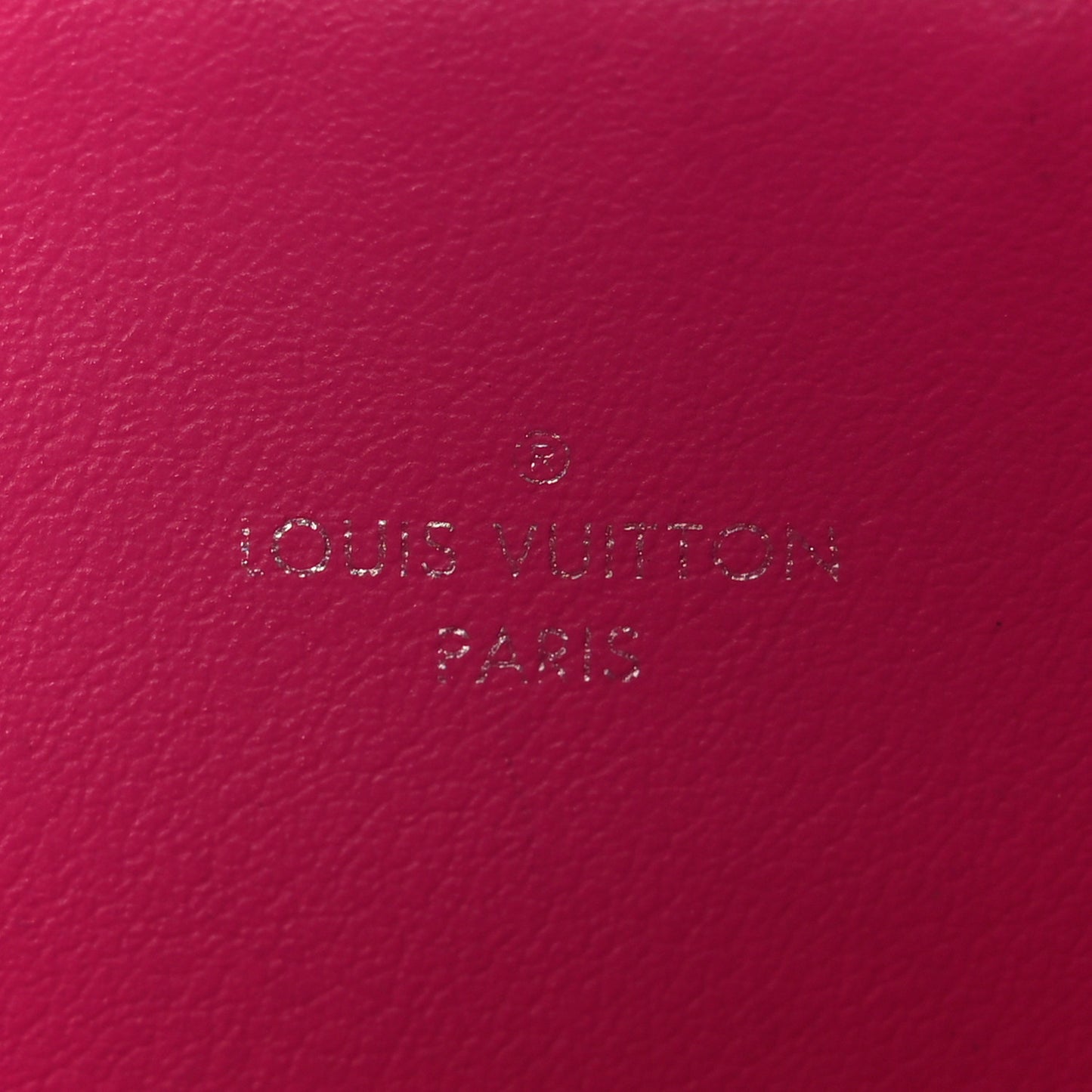 Epi Pochette Felicie Black Hot Pink