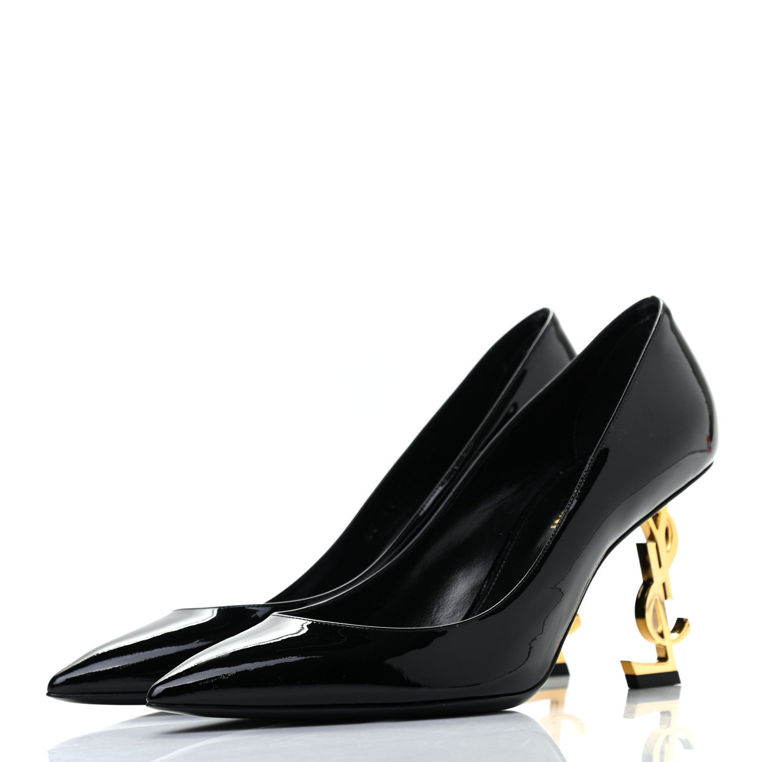 Saint Laurent Patent Opyum 85 Pumps 38.5 Black 3 of 8