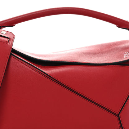 Loewe Calfskin Medium Puzzle Bag Scarlet 7 of 10