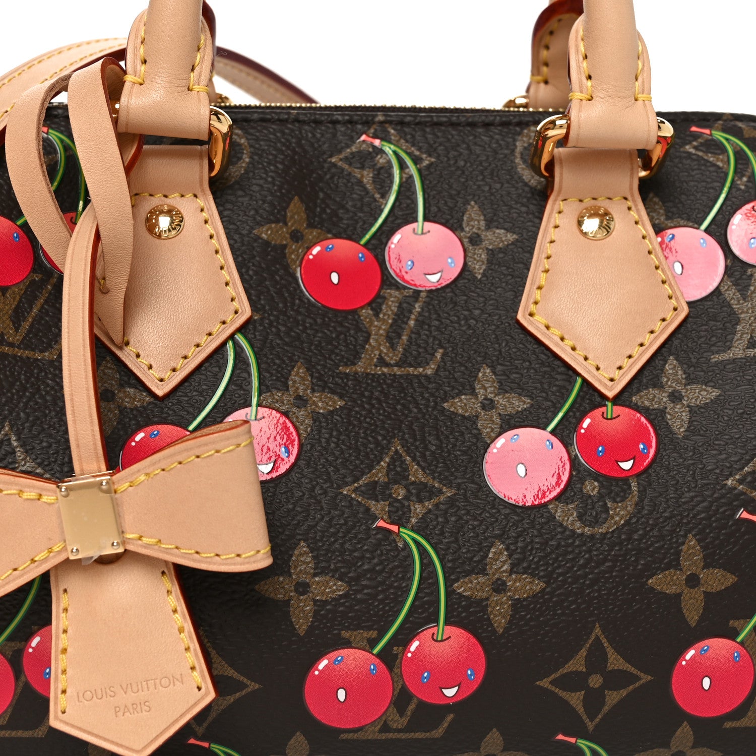 Louis Vuitton LV X TM Monogram Cerises Speedy Bandouliere 20 7 of 10