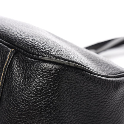 Prada Vitello Daino Shoulder Bag Black 10 of 13