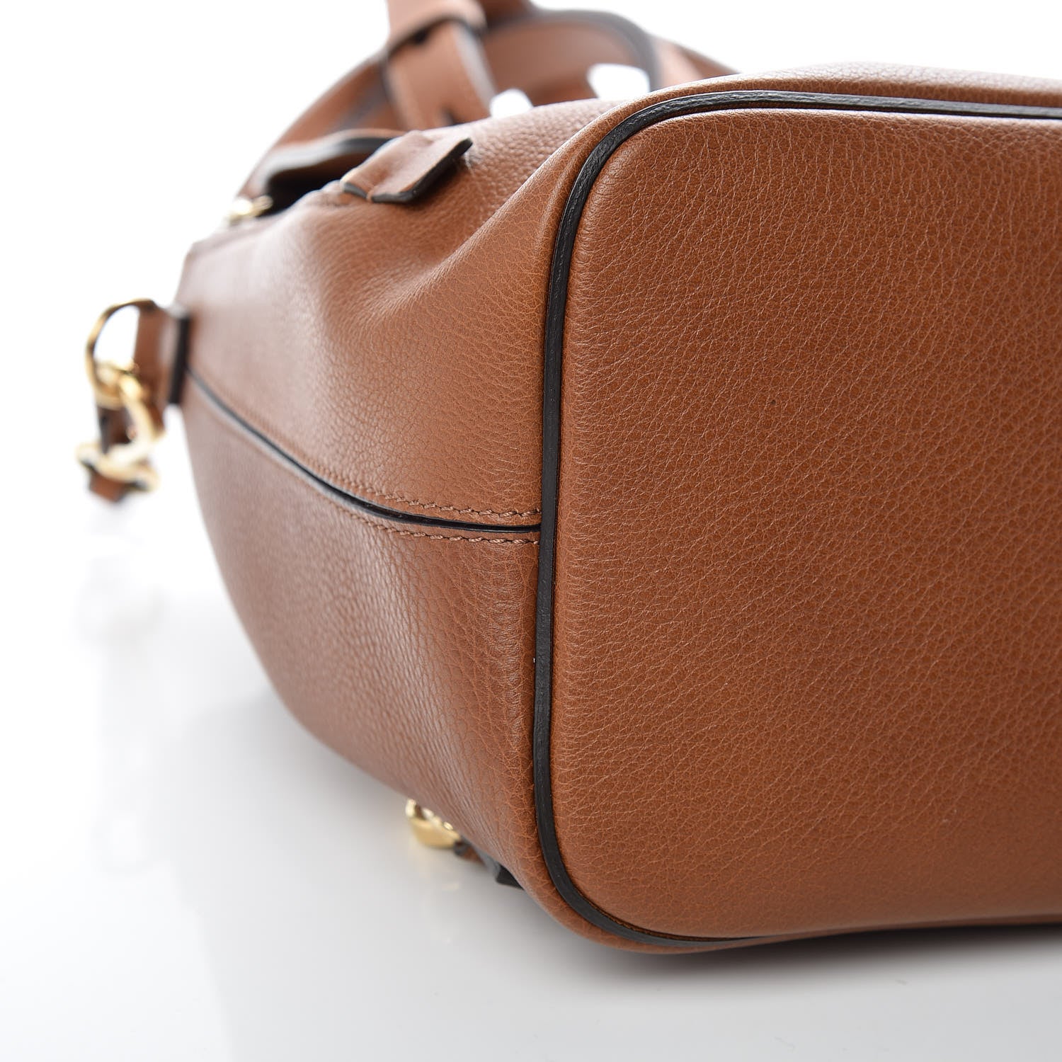 Chloe Suede Calfskin Small Faye Backpack Tobacco 10 of 11