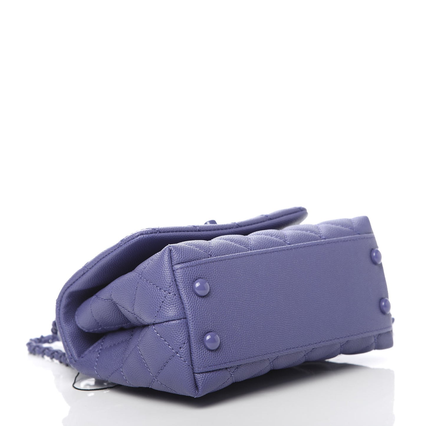 Caviar Quilted Incognito Extra Mini Coco Handle Flap Blue